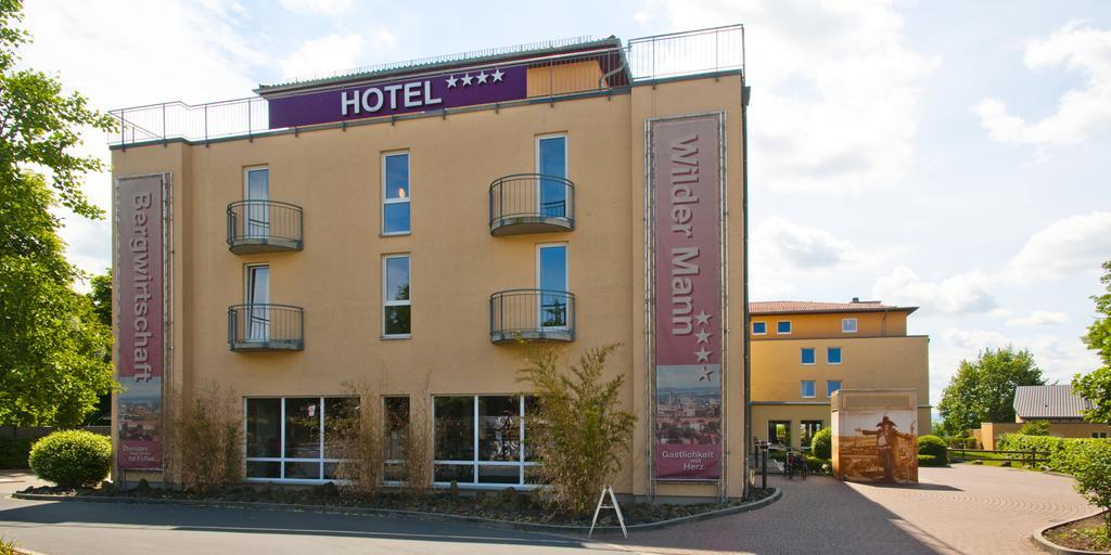 Bergwirtschaft Wilder Mann Hotel Und Restaurant Дрезден Екстер'єр фото
